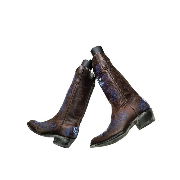 University of Kentucky Wildcats Cowgirl Boots, Woman's Size‎ 7 NWT Embroidered - Picture 11 of 12